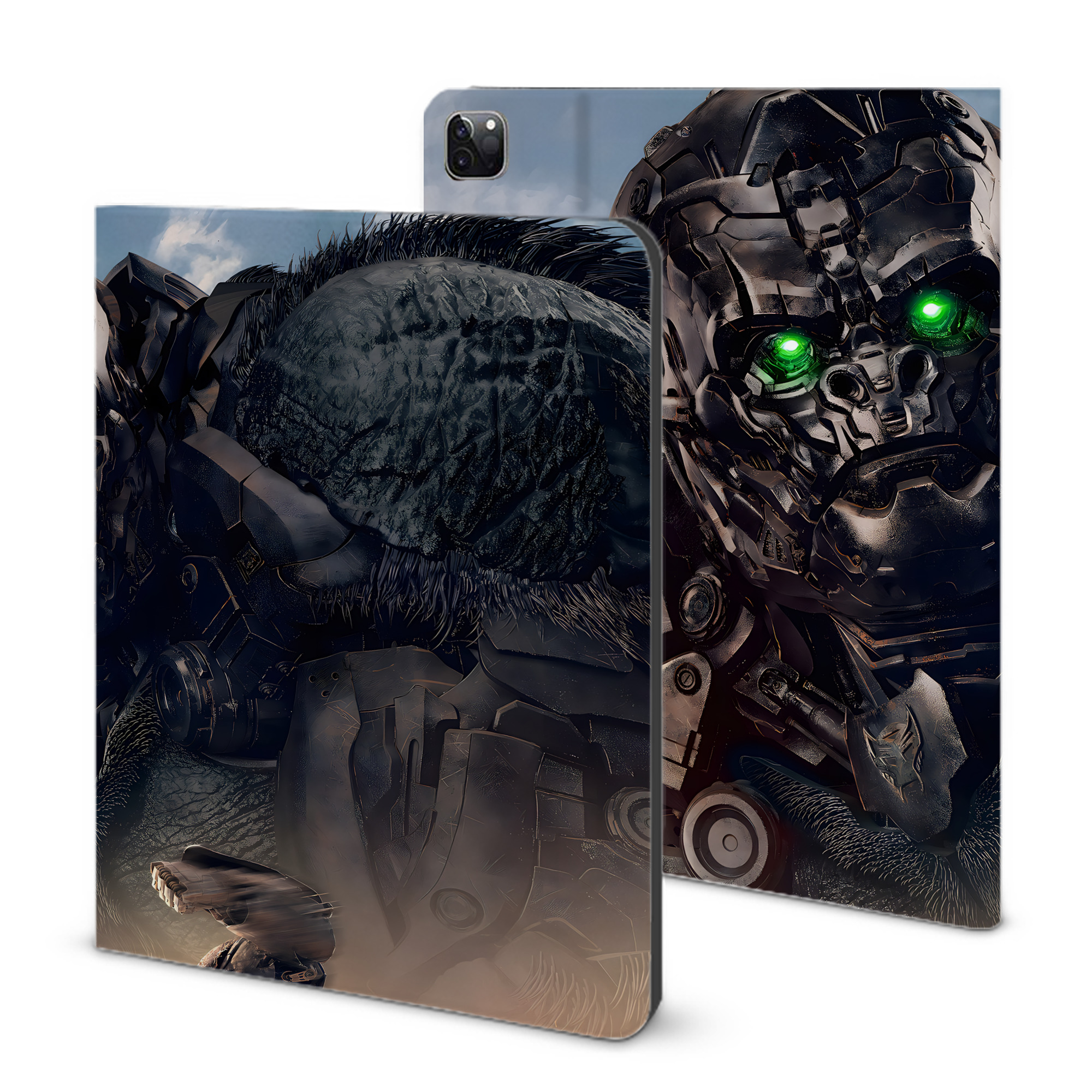 （画像用） Transformers トランスフォーマー IPad ケース ブック型 PUレザー TPU 耐衝撃 軽量 薄型 ペン収納なし 全面保護 IPad 各モデル対応